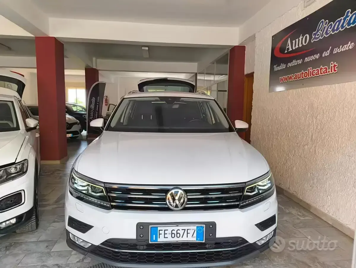 Usata VW Tiguan 150 CV (110 kW) 2016 Bianco SUV
