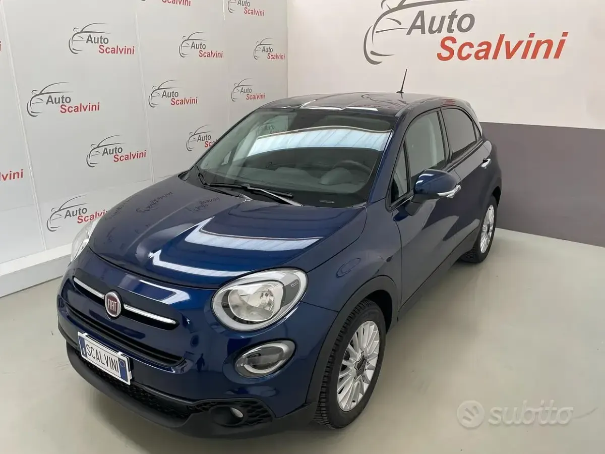 Usata Fiat 500X Connect 131 CV (96 kW) 2022 Blu SUV