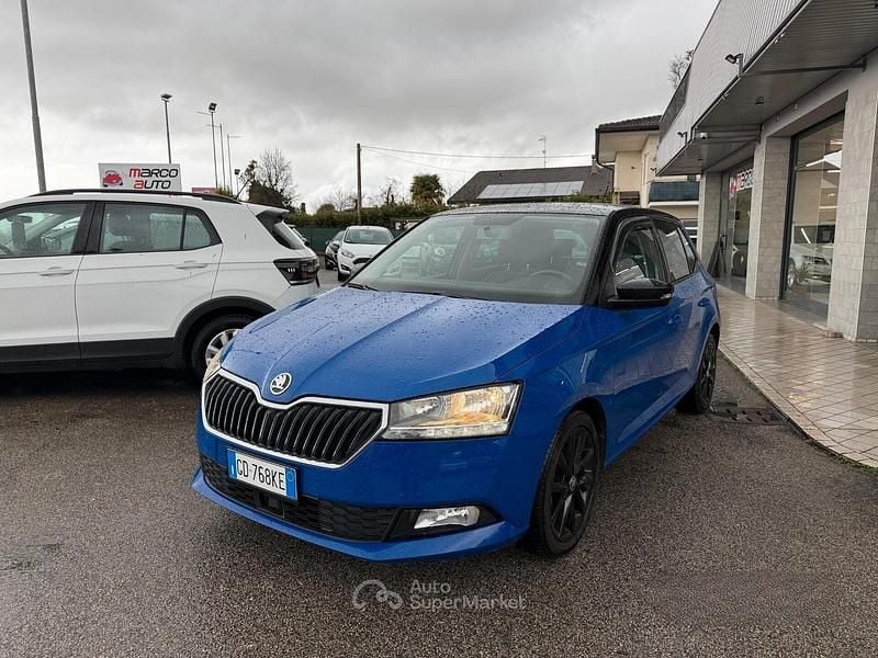 Usata Skoda Fabia 60 CV (44 kW) 2021 Blu Berlina
