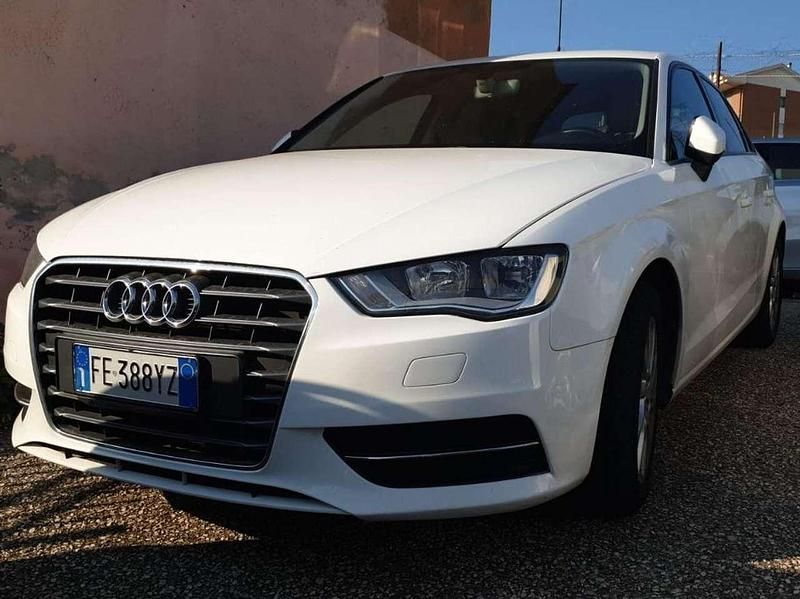 Usata Audi A3 Ambition 110 CV (80 kW) 2016 Bianco Berlina