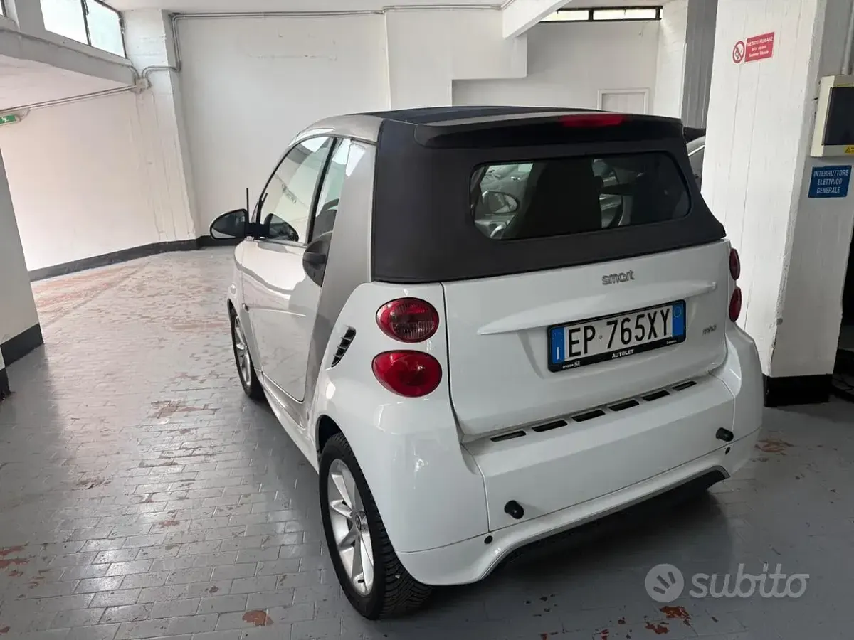 Usata Smart ForTwo Cabrio Passion 71 CV (52 kW) 2013 Bianco Cabrio