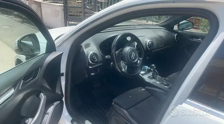Usata Audi A3 S-Line 110 CV (80 kW) 2015 Bianco Berlina