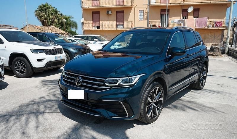 Usata VW Tiguan R 150 CV (110 kW) 2021 Blu SUV