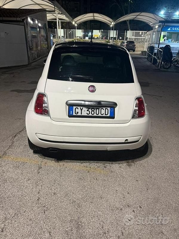 Usata Fiat 500 95 CV (69 kW) 2013 Bianco Utilitaria
