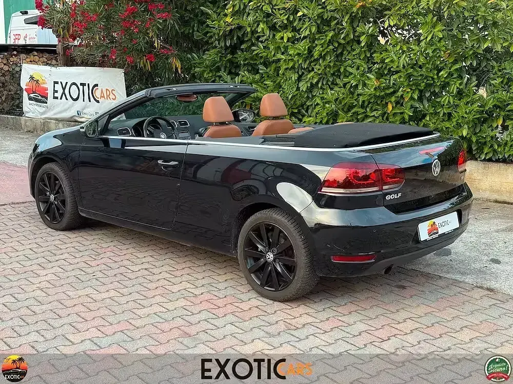 Usata VW Golf VII Highline 105 CV (77 kW) 2012 Nero Cabrio