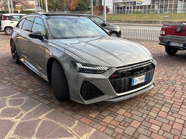 Usata Audi RS6 Ambiente 600 CV (441 kW) 2019 Grigio Station wagon