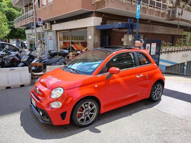 Usata Abarth 595 145 CV (106 kW) 2018 Rosso Utilitaria