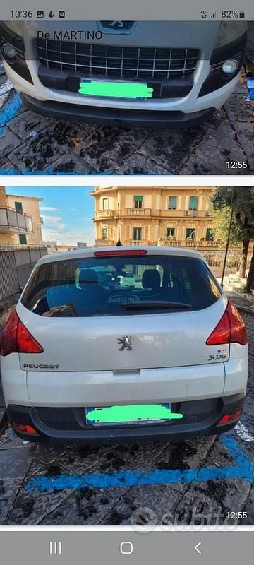 Usata Peugeot 3008 112 CV (82 kW) 2013 Bianco Berlina