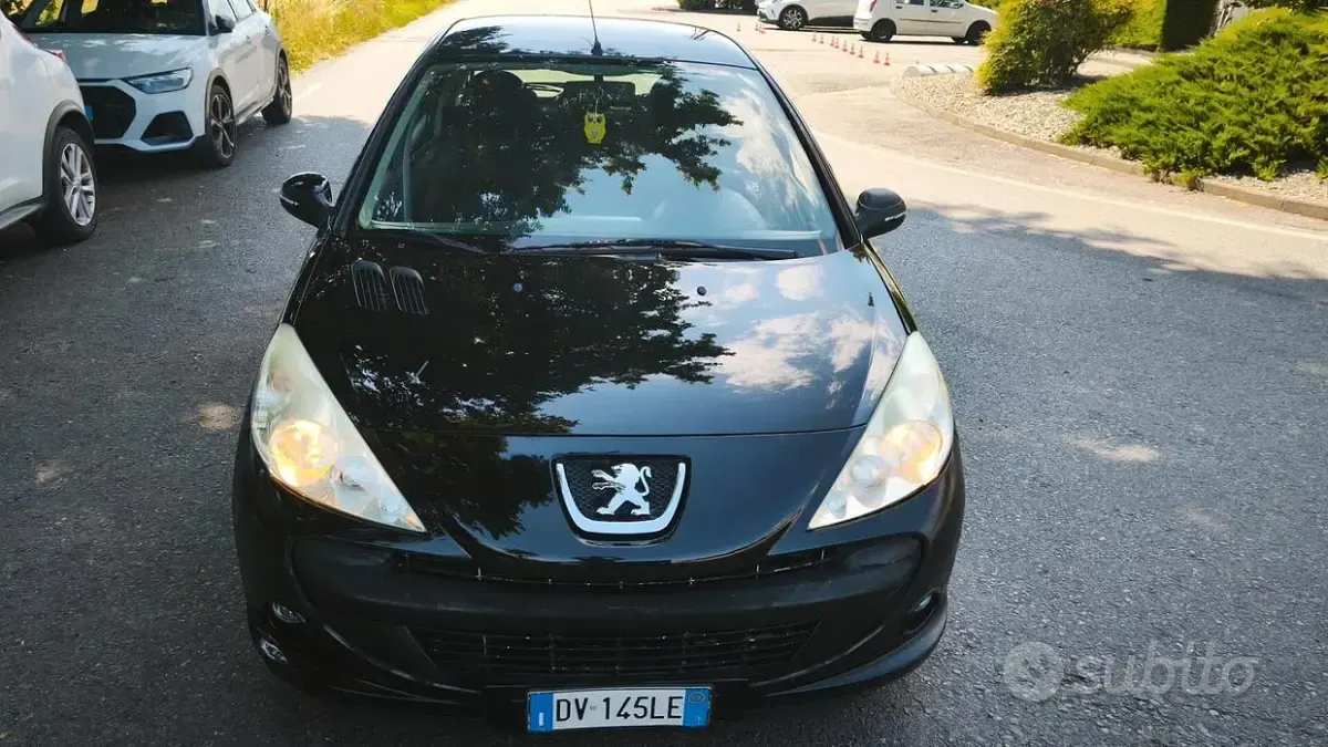 Usata Peugeot 206 60 CV (44 kW) 2009 Nero Berlina