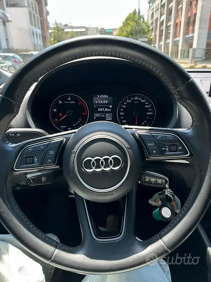 Usata Audi A3 Business 116 CV (85 kW) 2018 Bianco Berlina