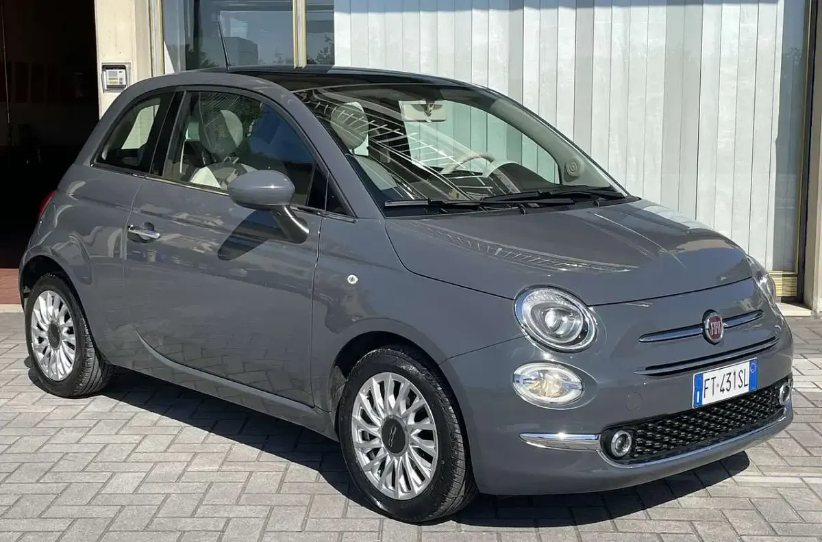 Usata Fiat 500 Lounge 69 CV (50 kW) 2019 Grigio Utilitaria