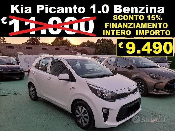 Bianco Usata 2018 Kia Picanto Due volumi | 9490 € (Buon prezzo) - Immagine 1/1