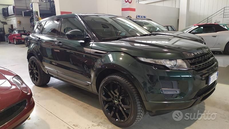 Usata Land Rover Range Rover evoque Dynamic 241 CV (177 kW) 2012 Verde SUV