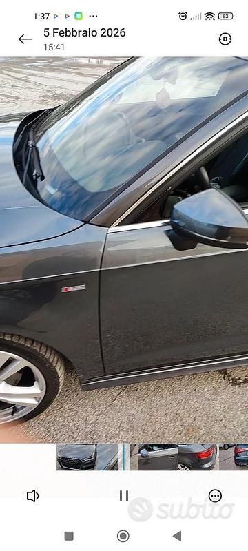 Usata Audi A3 S-Line 150 CV (110 kW) 2018 Grigio Berlina
