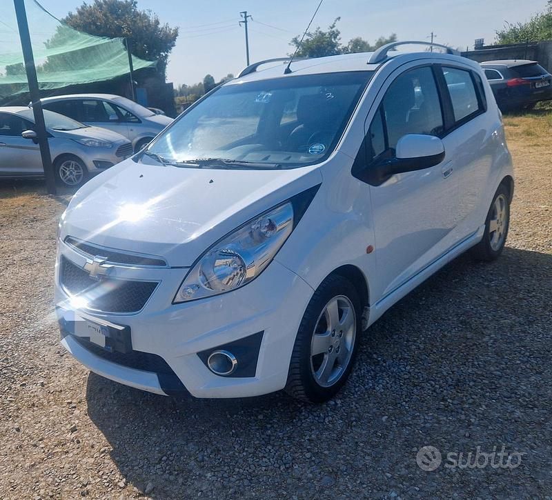 Usata Chevrolet Spark LT 81 CV (59 kW) 2011 Bianco Utilitaria