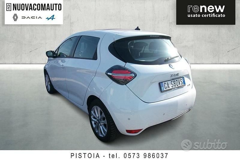 Usata Renault Zoe Life 80 kW (109 CV) 2020 Bianco Utilitaria