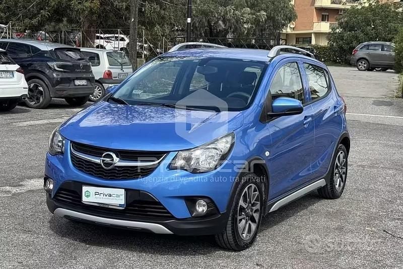 Usata Opel Karl Rocks 75 CV (55 kW) 2018 Blu Utilitaria