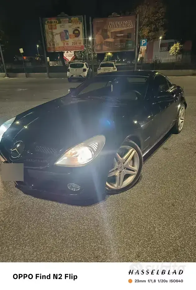 Usata Mercedes SLK200 184 CV (135 kW) 2009 Nero Cabrio