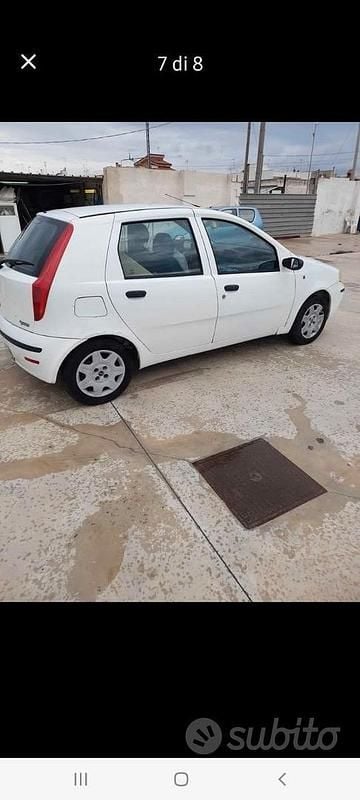 Brugt Fiat Punto 80 HK (58 kW) 2006 Hvid Hatchback
