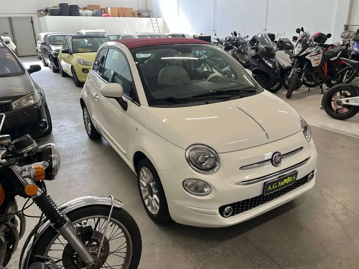 Usata Fiat 500C 69 CV (50 kW) 2019 Bianco Cabrio