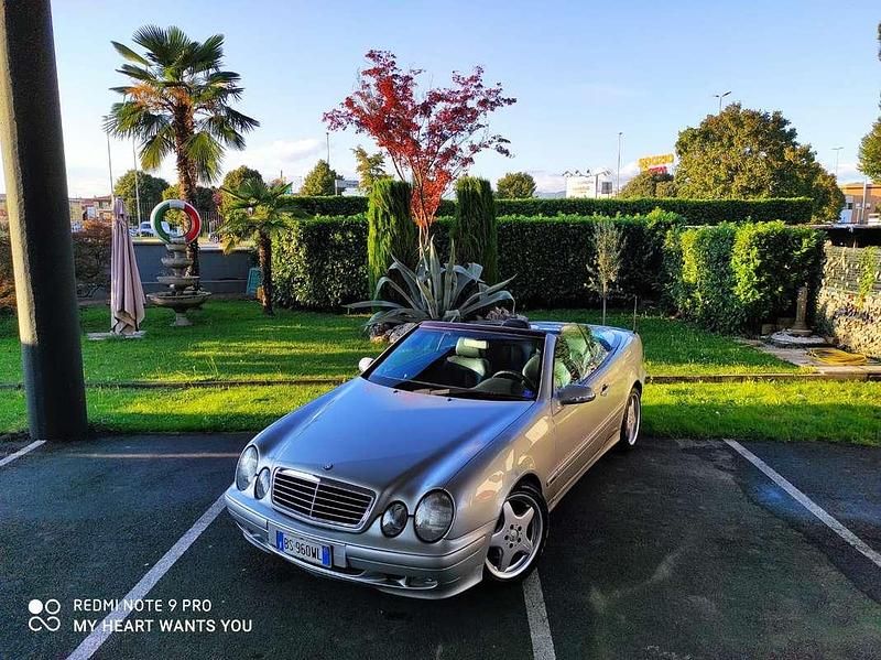 Usata Mercedes CLK200 Avantgarde 163 CV (119 kW) 2001 Argento Cabrio