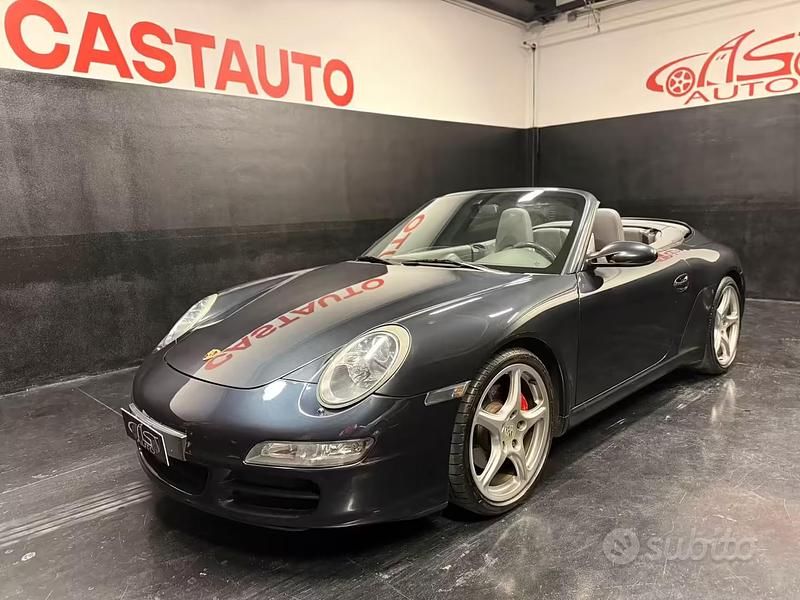 Usata Porsche 911 Carrera S Cabriolet 355 CV (261 kW) 2006 Blu Cabrio