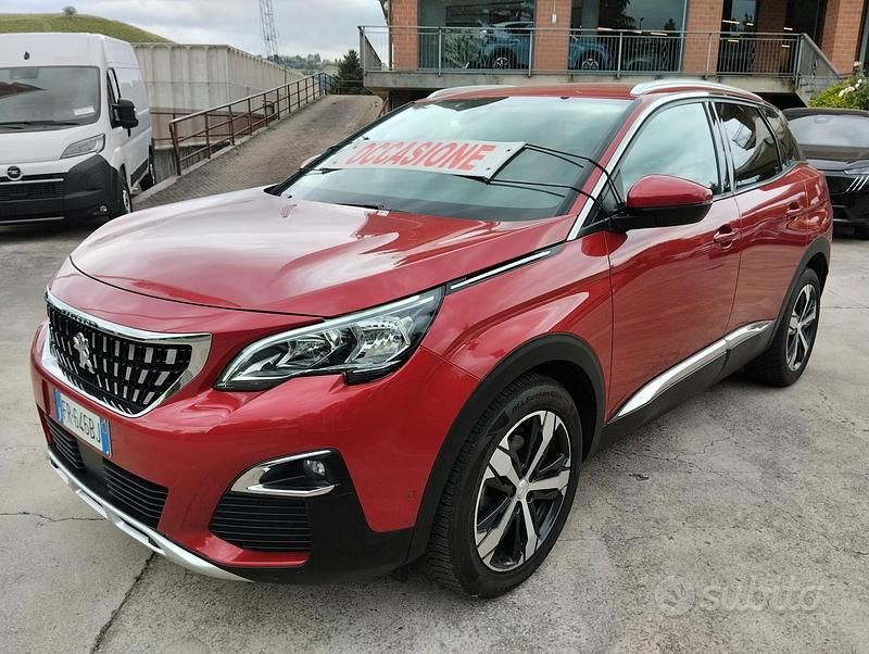 Usata Peugeot 3008 Allure 131 CV (96 kW) 2018 Rosso Station wagon