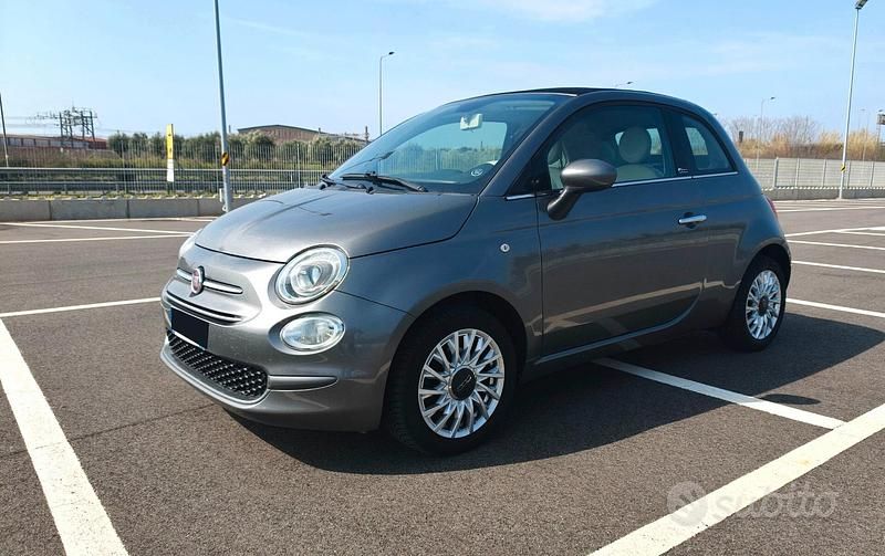Usata Fiat 500C Dolcevita 69 CV (50 kW) 2019 Grigio Cabrio