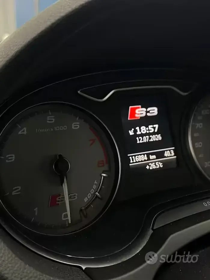 Usata Audi S3 300 CV (220 kW) 2014 Bluazzurro Berlina