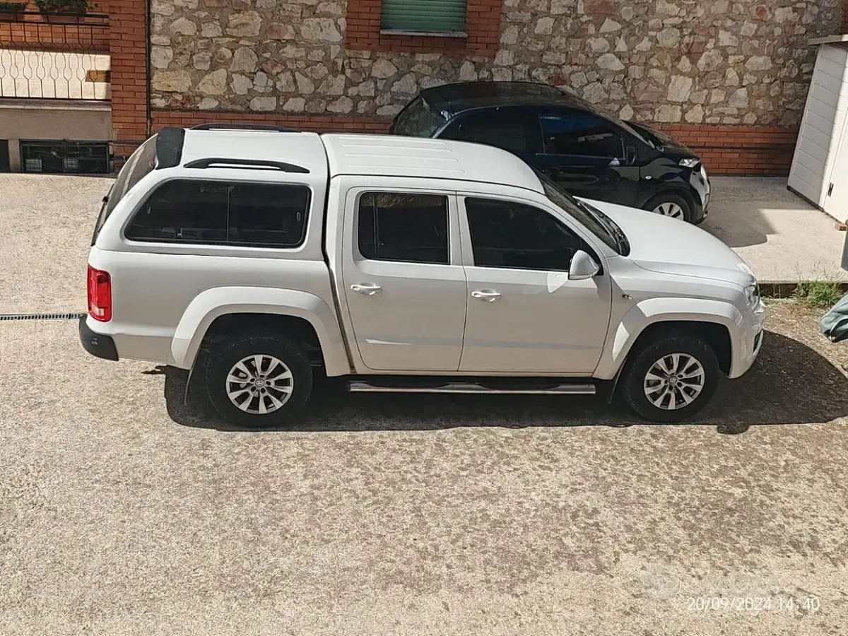Usata VW Amarok Comfortline 204 CV (150 kW) 2018 Bianco Pick-up