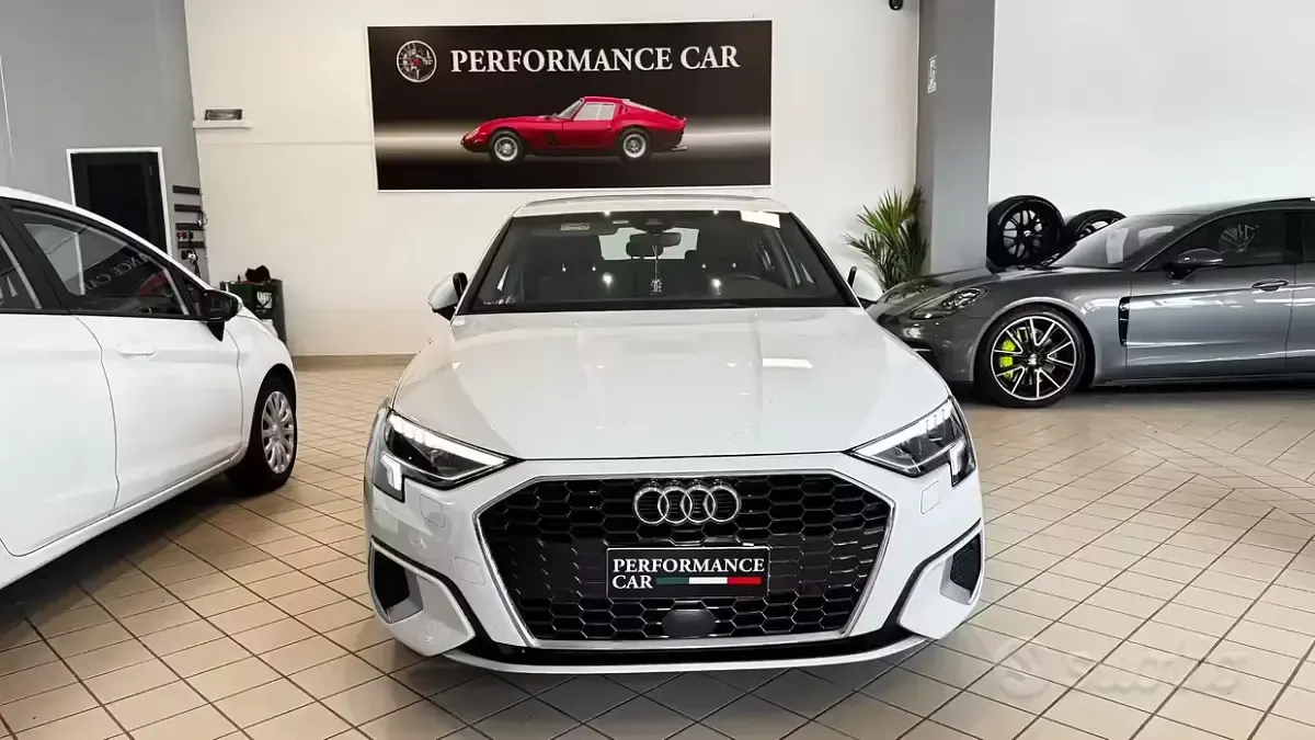 Usata Audi A3 Advanced 116 CV (85 kW) 2022 Bianco Berlina