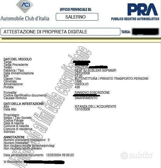 Usata Seat Ibiza 105 CV (77 kW) 2008 Grigio Berlina