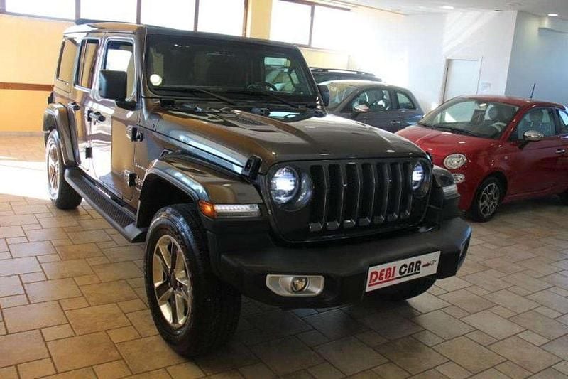 Usata Jeep Wrangler Sahara 200 CV (147 kW) 2021 Grigio scuro SUV
