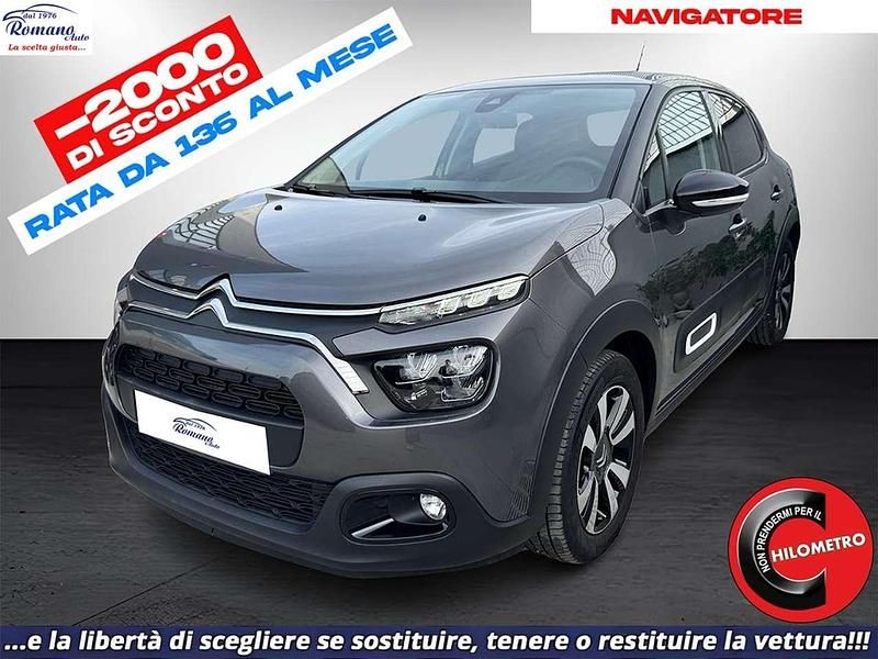 Grigio Usata 2024 Citroën C3 PureTech Due volumi | 13.990 € (Buon prezzo) - Immagine 1/3