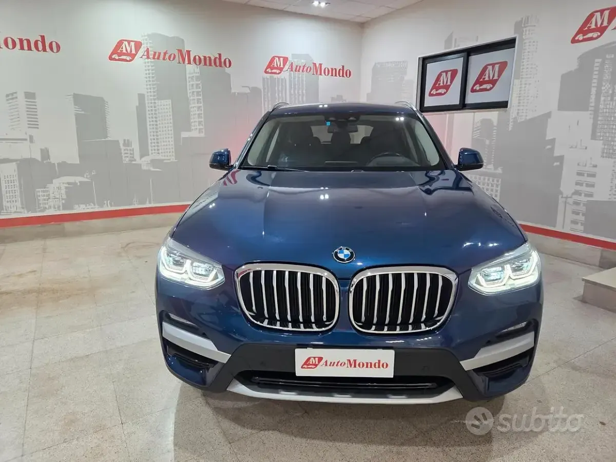 Usata BMW X3 Advantage 190 CV (139 kW) 2020 Blu SUV