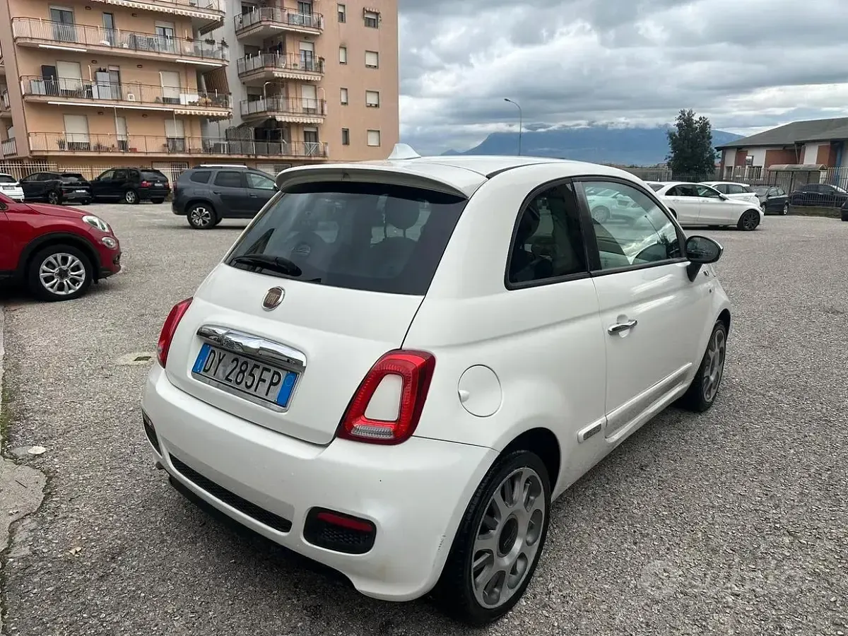 Usata Fiat 500 Sport 85 CV (62 kW) 2012 Bianco Berlina