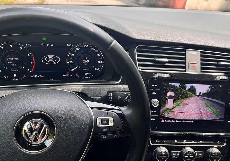 Usata VW Golf VII Highline 131 CV (96 kW) 2019 Nero Berlina