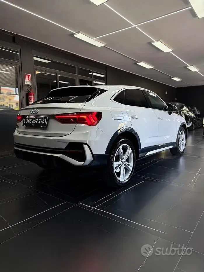 Usata Audi Q3 S-Line 150 CV (110 kW) 2019 Bianco SUV