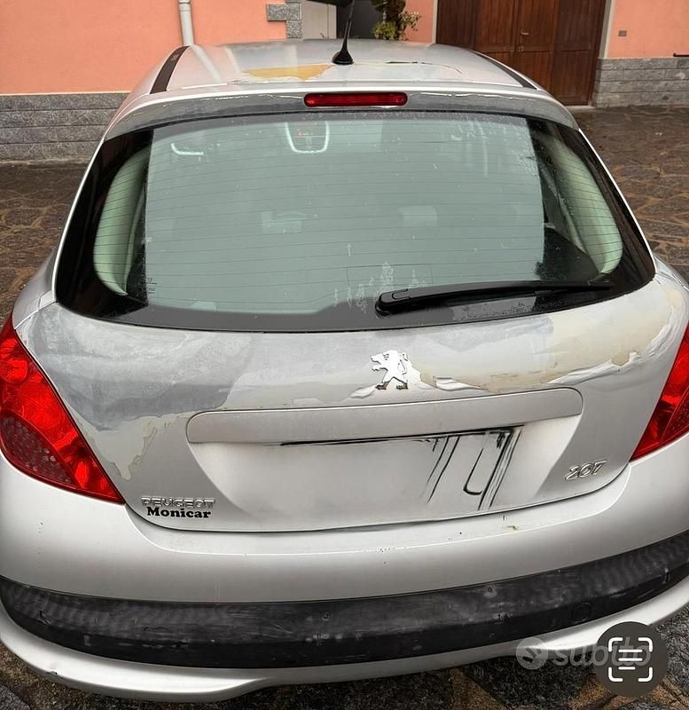 Usata Peugeot 207 2007 Grigio Utilitaria