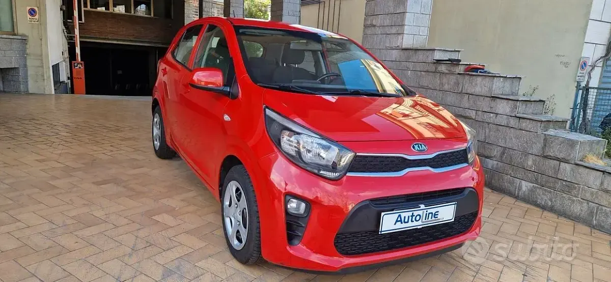 Usata Kia Picanto Edition 7 67 CV (49 kW) 2018 Rosso Utilitaria