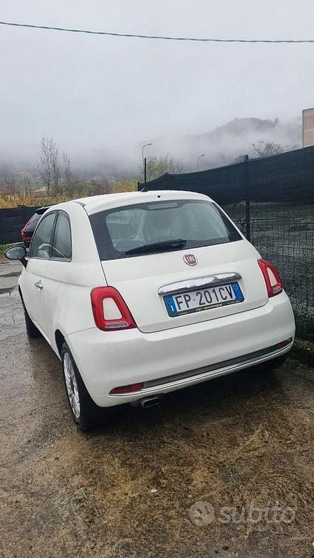 Usata Fiat 500 Lounge 69 CV (50 kW) 2018 Bianco Berlina