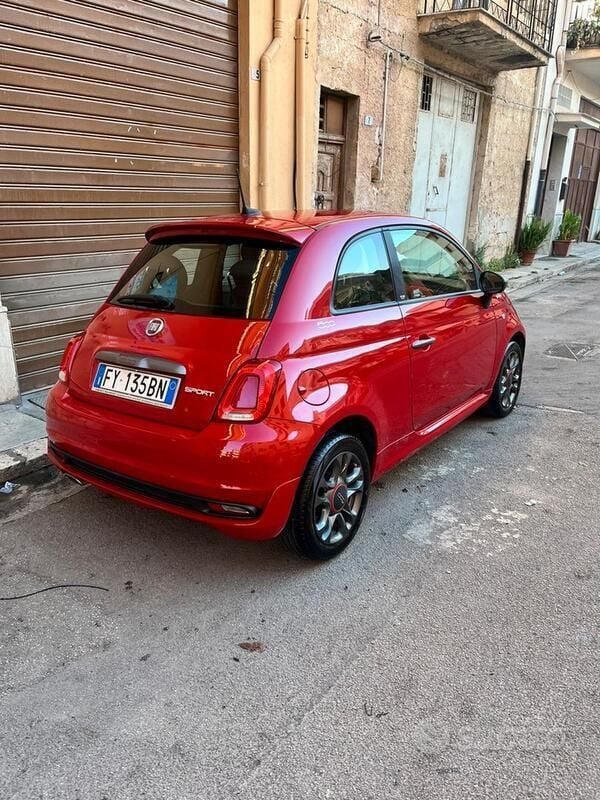 Usata Fiat 500 Sport 69 CV (50 kW) 2019 Rosso