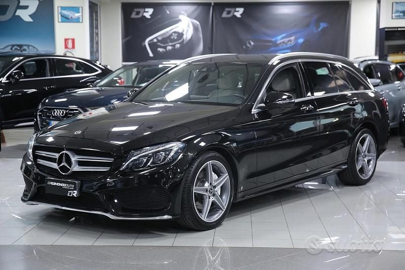 Usata Mercedes C220 Premium 170 CV (125 kW) 2018 Nero Station wagon