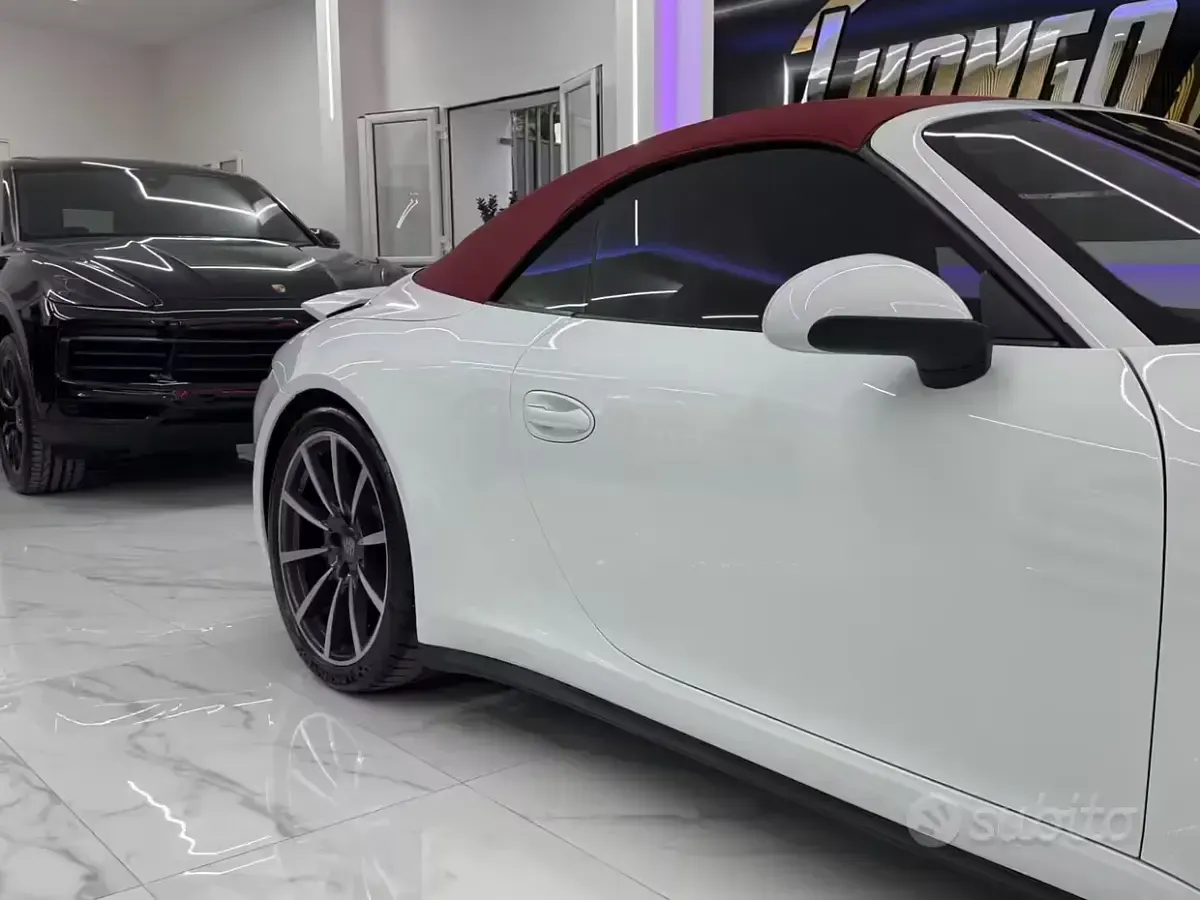 Usata Porsche 911 Carrera 4S Cabriolet 400 CV (294 kW) 2014 Bianco Cabrio