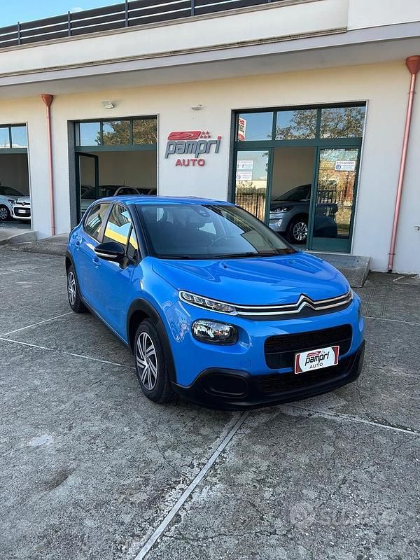 Usata Citroën C3 Feel 102 CV (75 kW) 2020 Blu Utilitaria
