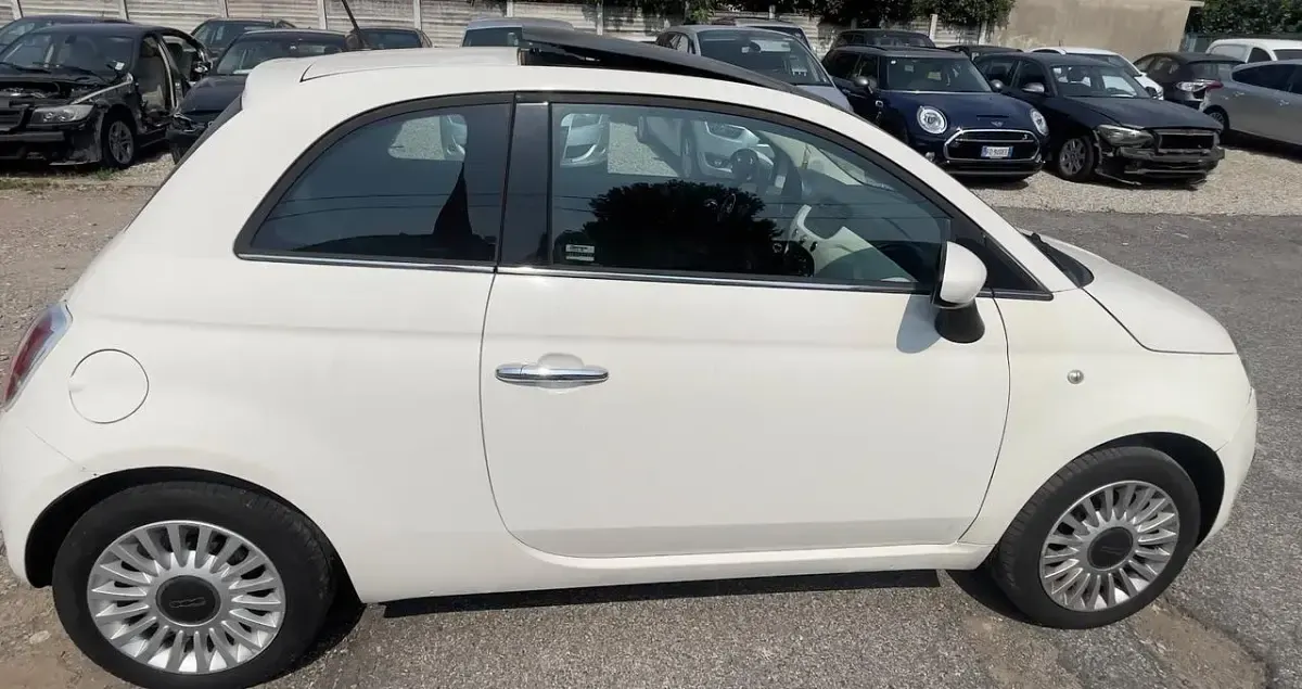 Usata Fiat 500 Pop 75 CV (55 kW) 2008 Bianco Berlina