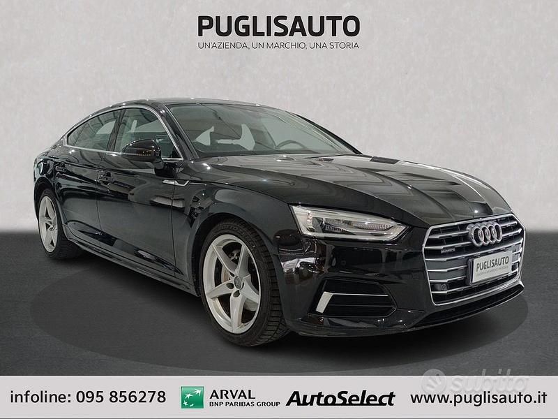 Usata Audi A5 Business 190 CV (139 kW) 2018 Nero Coupé