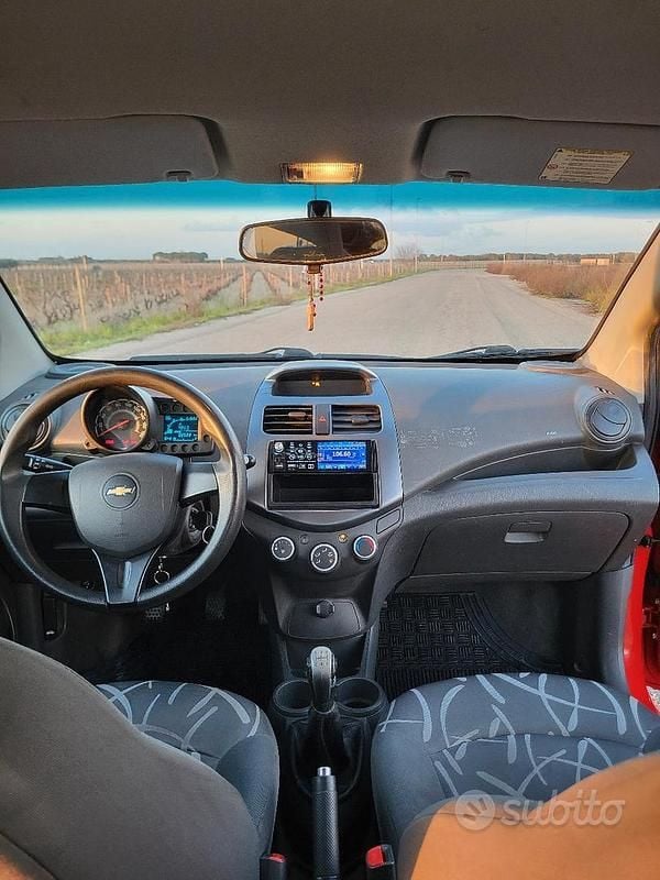 Usata Chevrolet Spark 68 CV (50 kW) 2013 Rosso Utilitaria