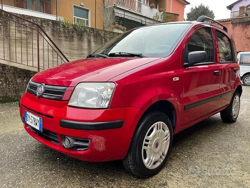 Usata Fiat Panda 2009 Rosso Utilitaria