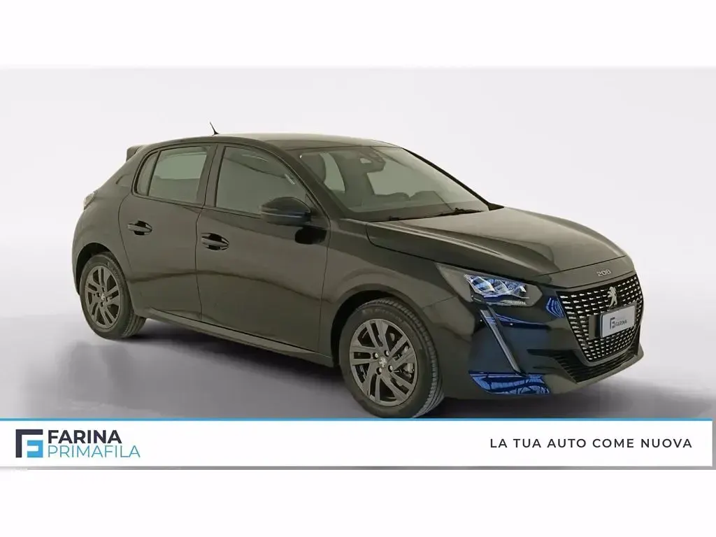 Usata Peugeot 208 Active 101 CV (74 kW) 2021 Nero Utilitaria